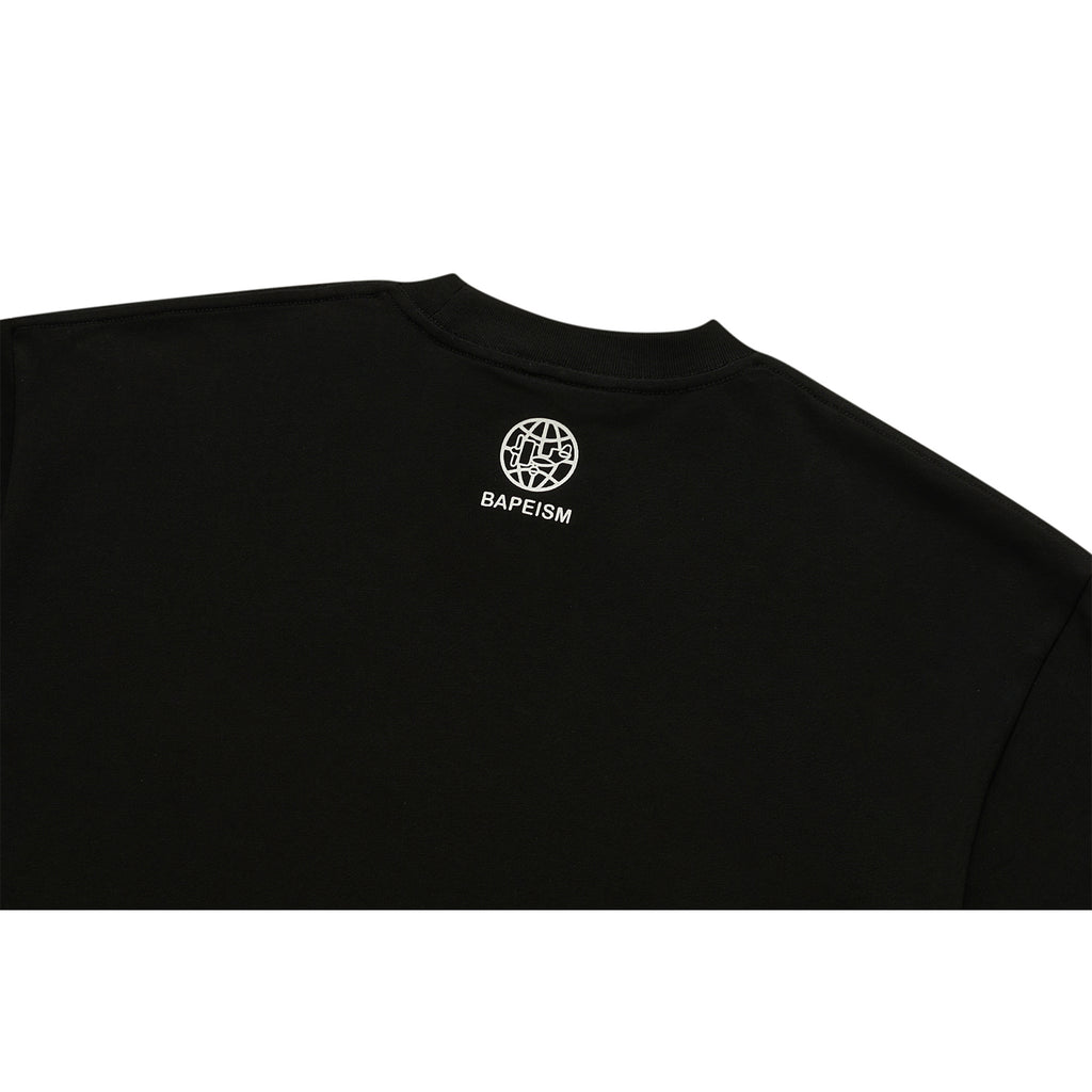 BAPE X KIDSUPER BAPEISM LOGO TEE [BLACK]