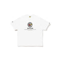 BAPE X KIDSUPER BAPEISM LOGO TEE [WHITE]