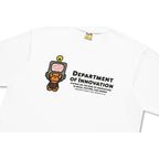 BAPE X KIDSUPER MILO DEPT. OF INNOVATION TEE [WHITE]