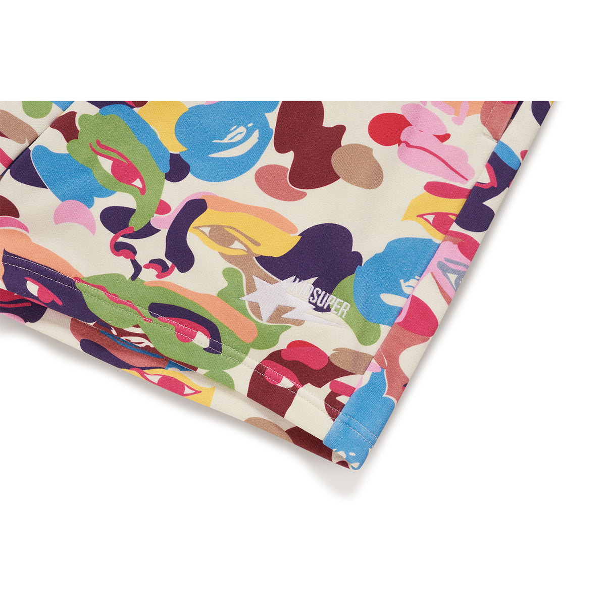 BAPE X KIDSUPER CAMO SWEAT SHORTS [MULTI] - KidSuper