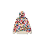 BAPE X KIDSUPER CAMO SHARK FULL ZIP HOODIE [MULTI]