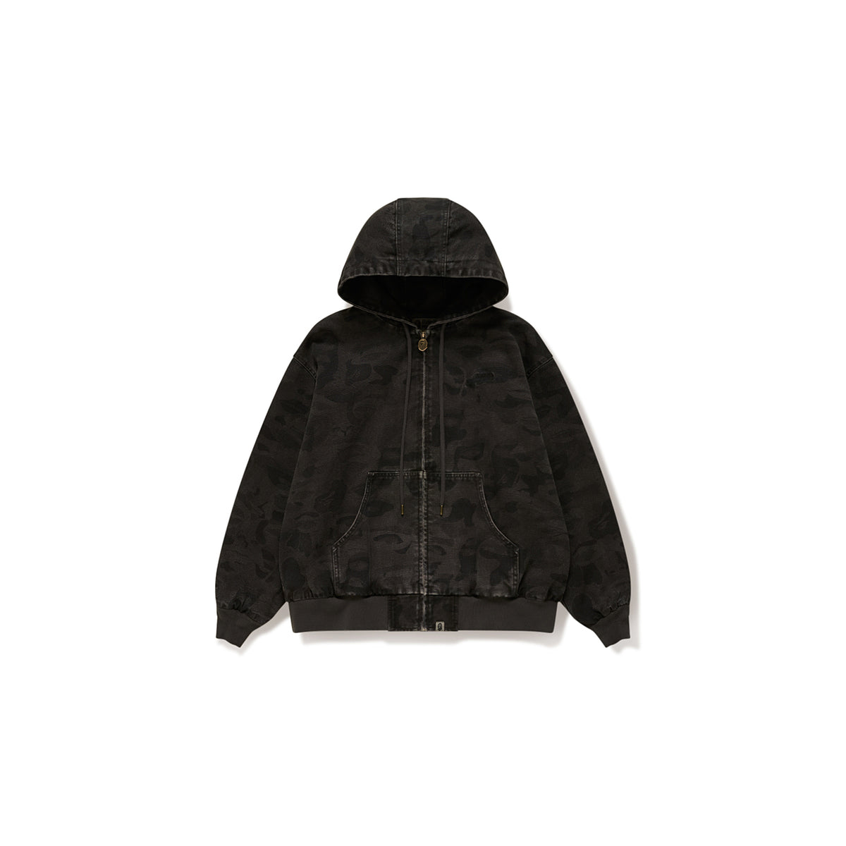 BAPE X KIDSUPER SOLID CAMO JACQUARD JACKET [BLACK]