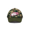 BAPE X KIDSUPER BAPE STA LOGO RHINESTONE TRUCKER CAP [GREEN]