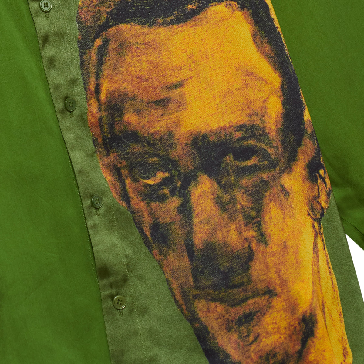 Yellow Guy Storm Flap Button Up [Green]