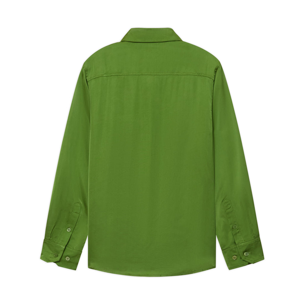 Yellow Guy Storm Flap Button Up [Green]