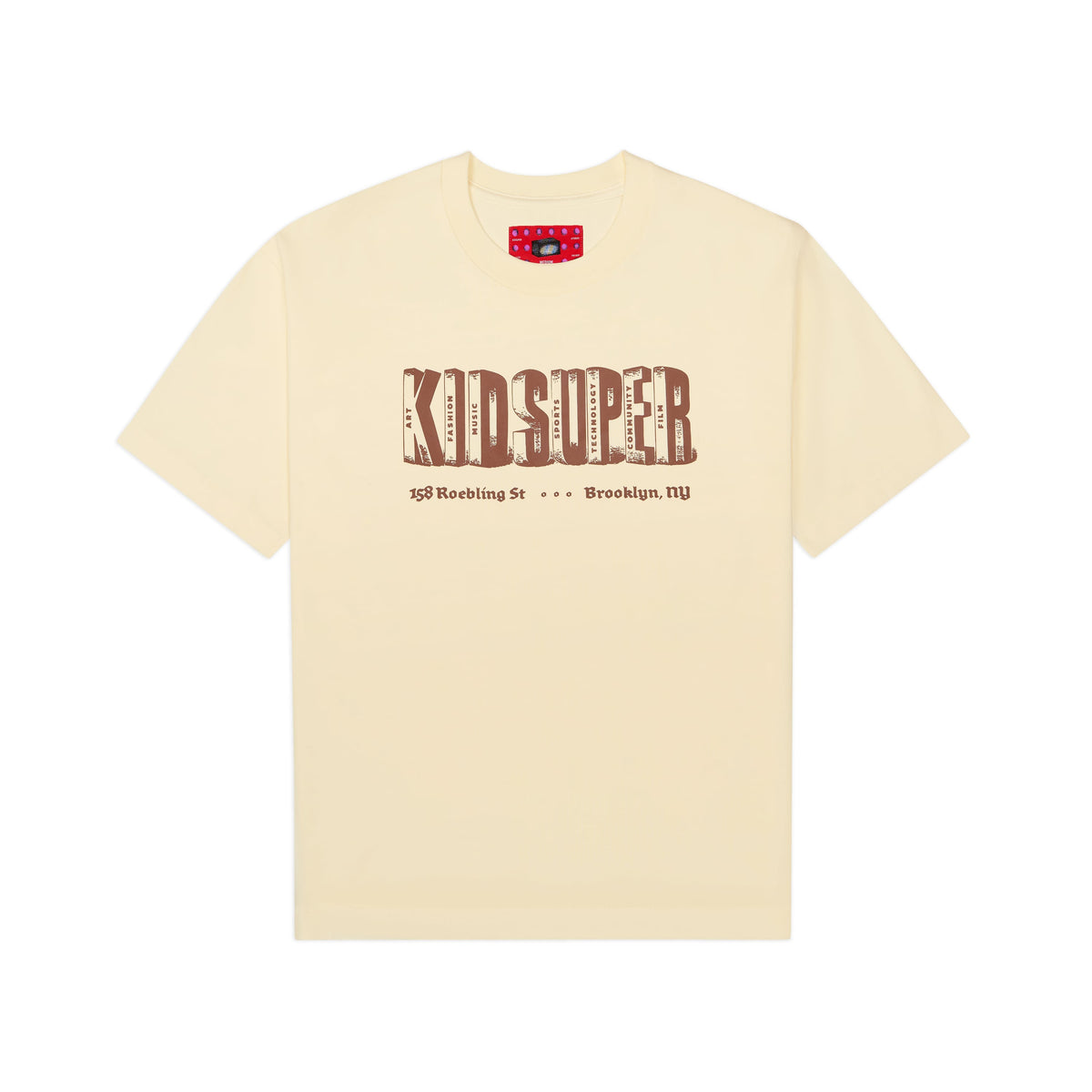 Block Letters Tee [Cream]
