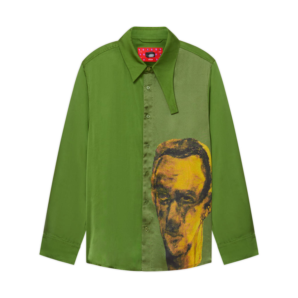 Yellow Guy Storm Flap Button Up [Green]