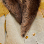 Stage Left Jaquard Overcoat [Yellow]