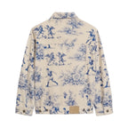 Toile de Jouy Denim Jacket [Cream]