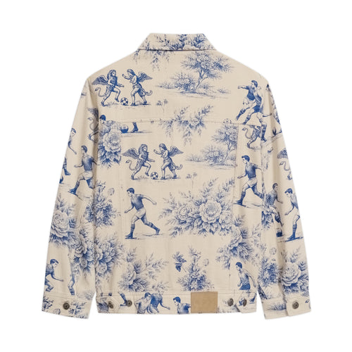 Toile de Jouy Denim Jacket [Cream]