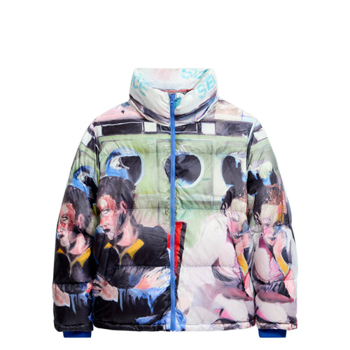 Sunday Mornings Printed Puffer [Multi]