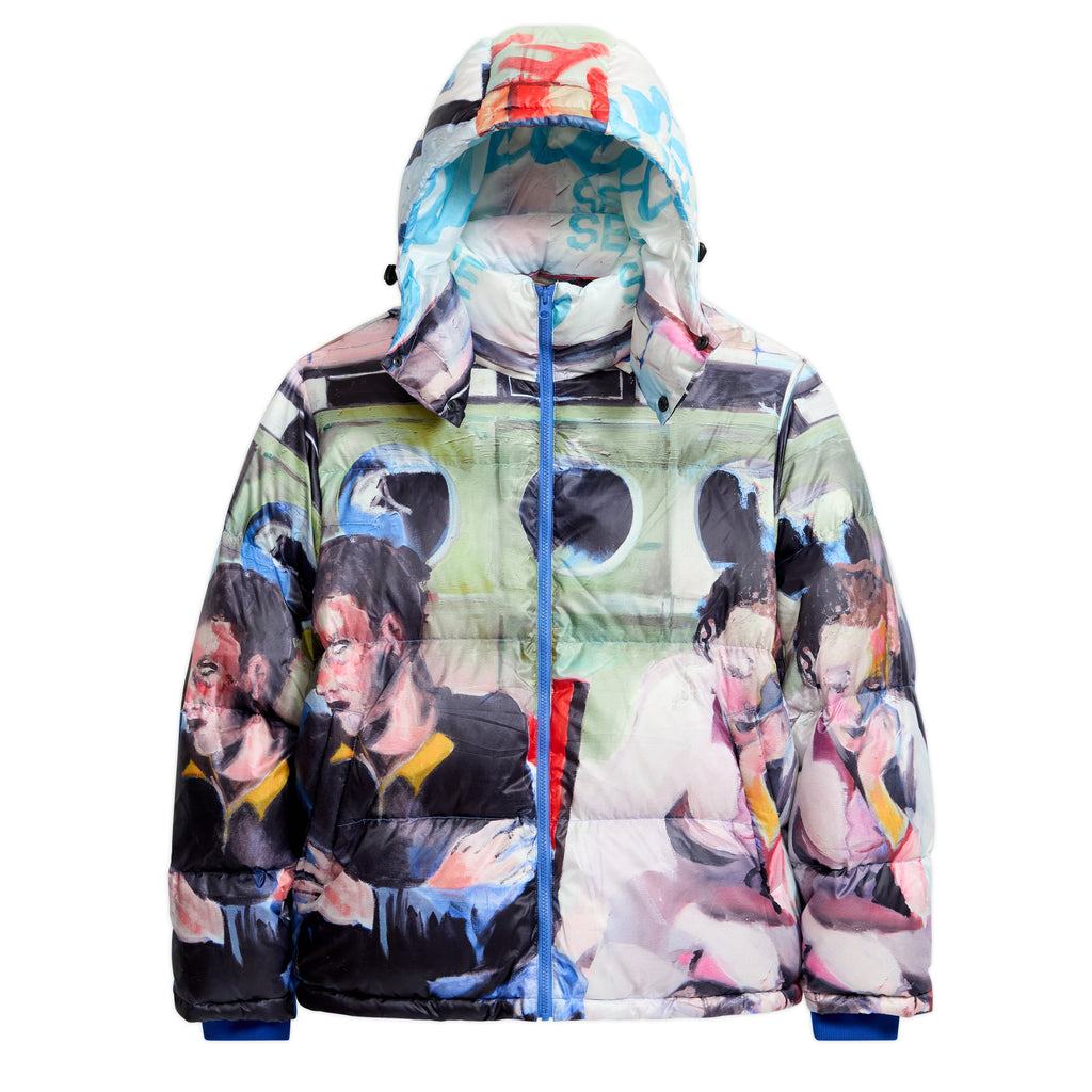 Sunday Mornings Printed Puffer [Multi]