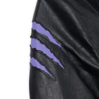 Catwoman Leather Trench [Black] – claw panel detail