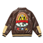 KidSuper X McDonald's Distressed Faux Leather Jacket
