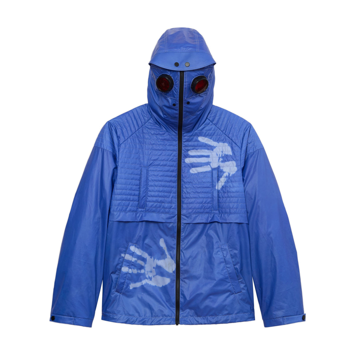 Mr. Freeze Puffer [Blue] – front, handprint reaction