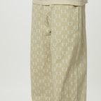 Dancing Ladies Print Pants [Khaki]