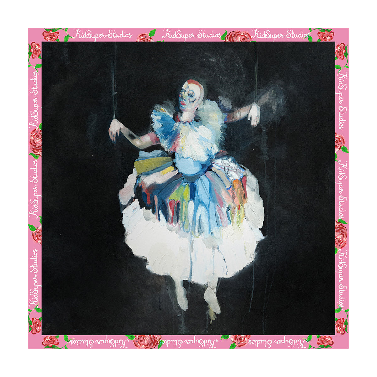 Puppet Master Silk Scarf [Black]