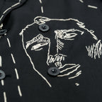Hand Embroidered Suit Top [Black]