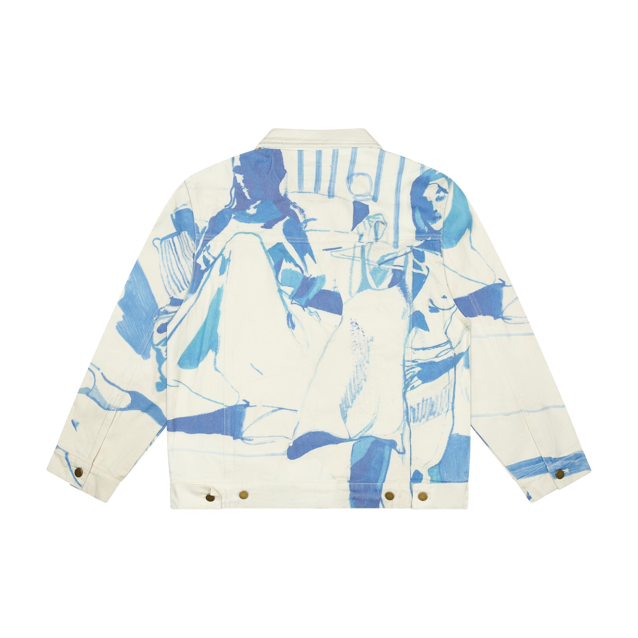 1989 BEDROOM PAINTING DENIM JACKET CREAM KidSuper   014 Drop 1 Aw23 Product 538 