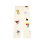 KidSuper Museum Embroidered Cords [Cream]
