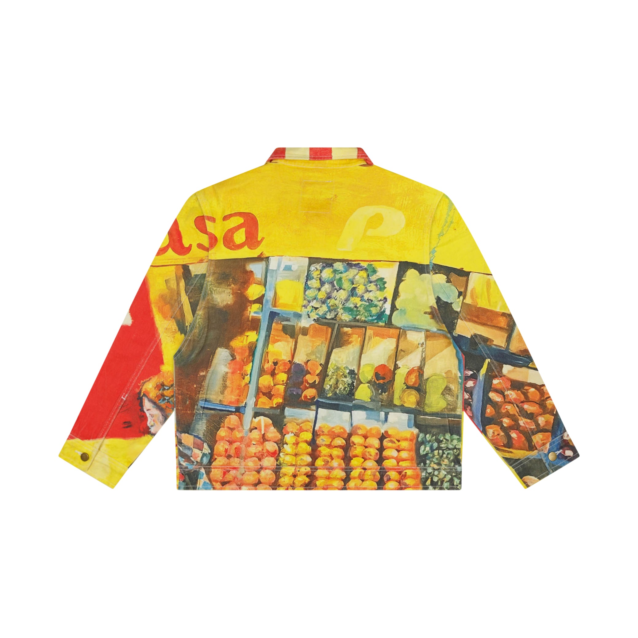 KidSuper Men's La Casa Printed Denim Jacket