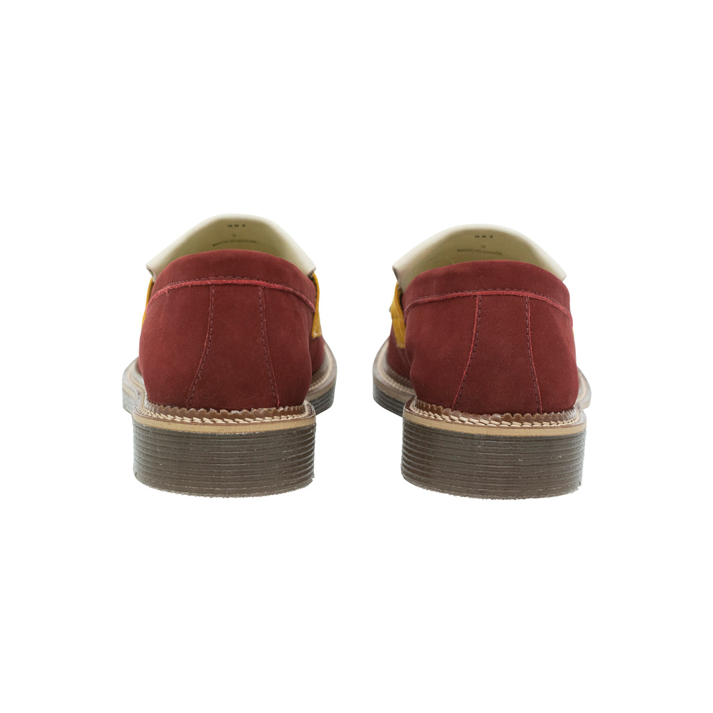 Moonwalk Loafer™️ [Maroon/Yellow]