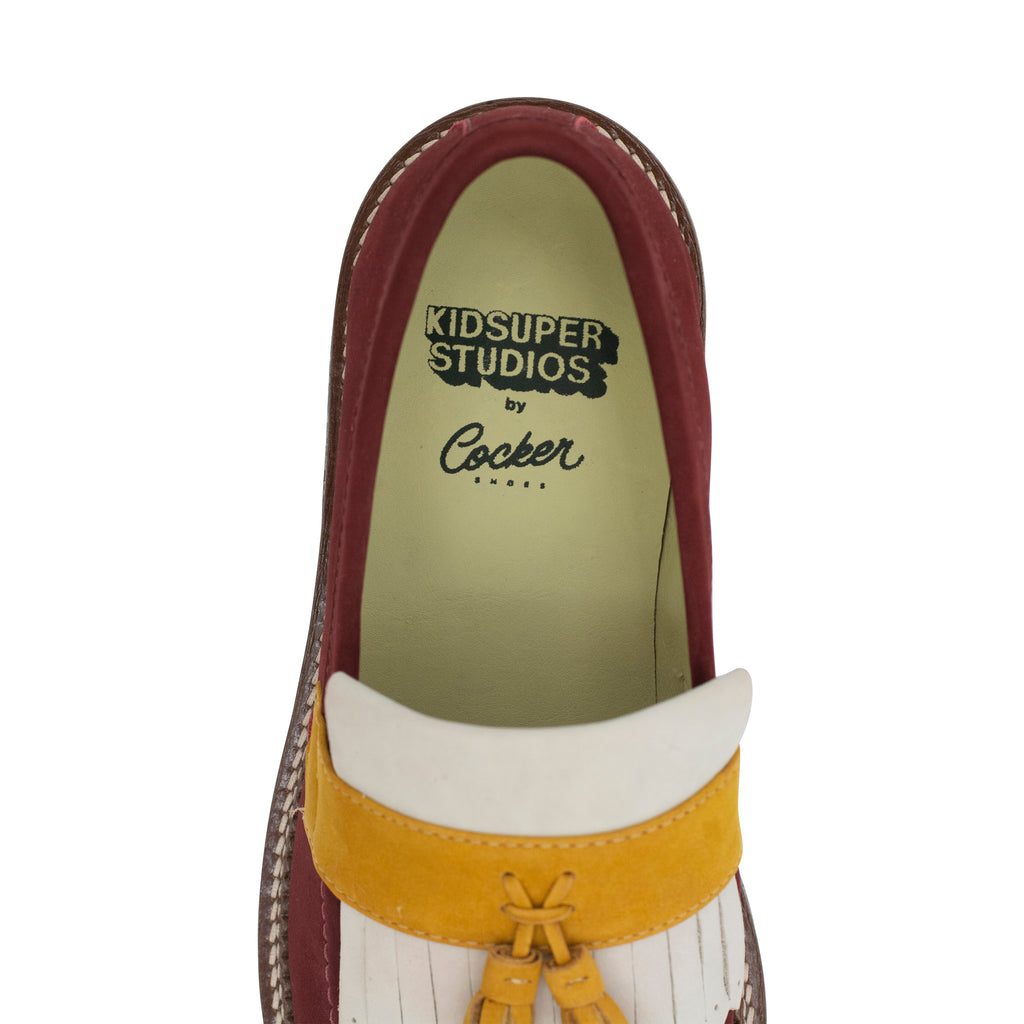 Moonwalk Loafer™️ [Maroon/Yellow]