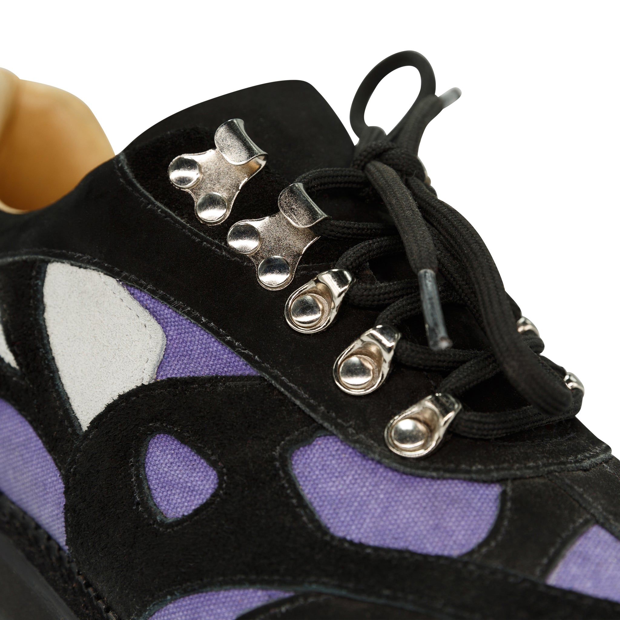 ココア Low Boots with Swirls [Black/Multi] - KidSuper
