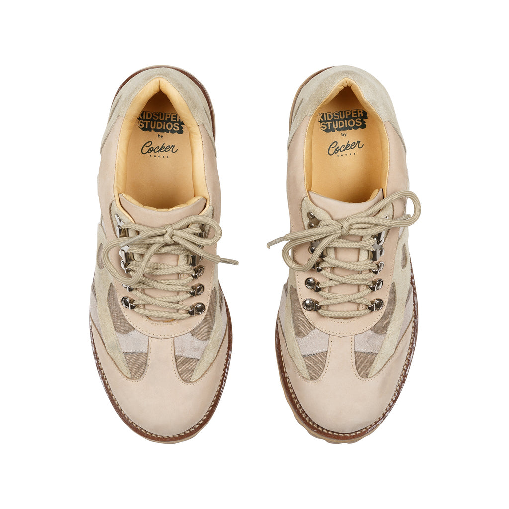 Low Boots with Swirls [Tan]