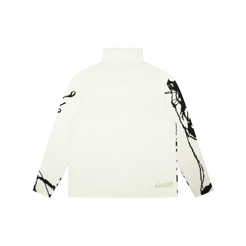 Scribble Women Sweater [White]