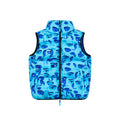 Face Camo Blue Puffer