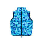 Face Camo Blue Puffer